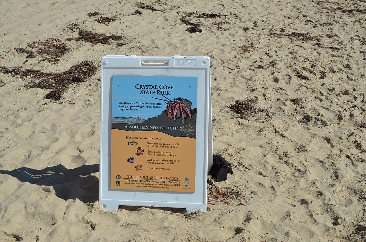 Deer Canyon Campground wilderness permit area in Crystal Cove State Park - backcountry hiking destination