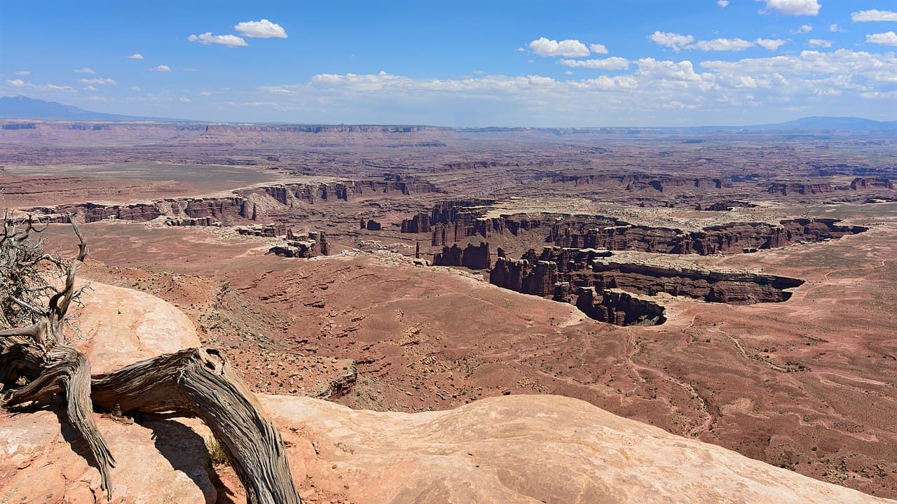 White Rim Road — Airport B Campsite wilderness permit area in Canyonlands National Park - backcountry hiking destination