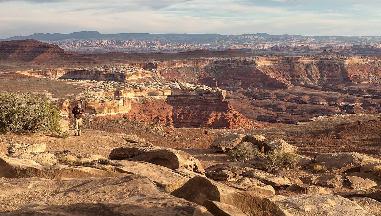 White Rim Road — Murphy Hogback B Campsite wilderness permit area in Canyonlands National Park - backcountry hiking destination