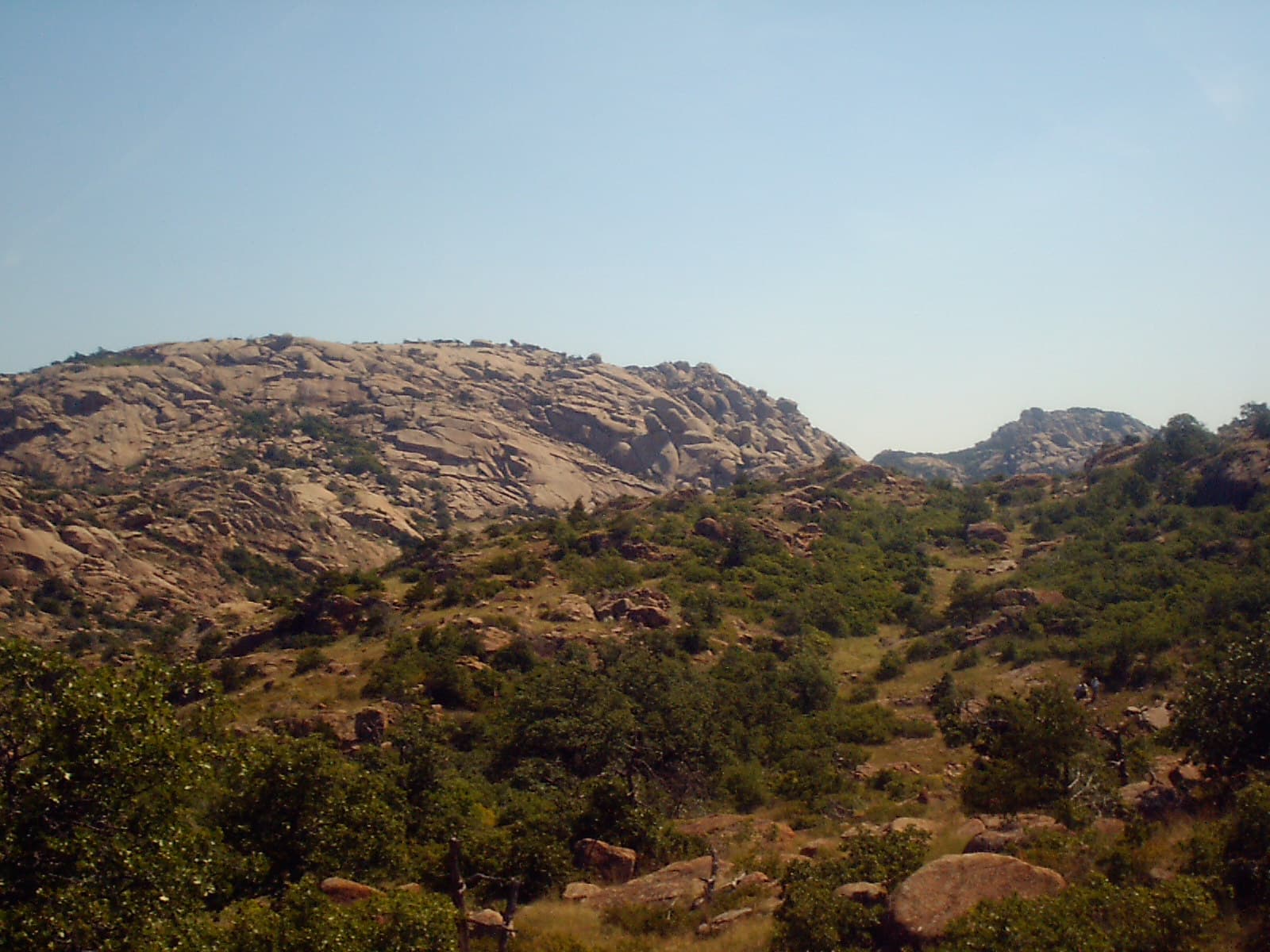Charon's Garden Wilderness Backcountry Camping Permit wilderness permit area in Wichita Mountains Wildlife Refuge - backcountry hiking destination