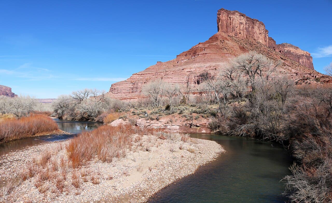 Dolores River (Gateway to Dewey Bridge) wilderness permit area in Colorado Plateau Rivers - backcountry hiking destination