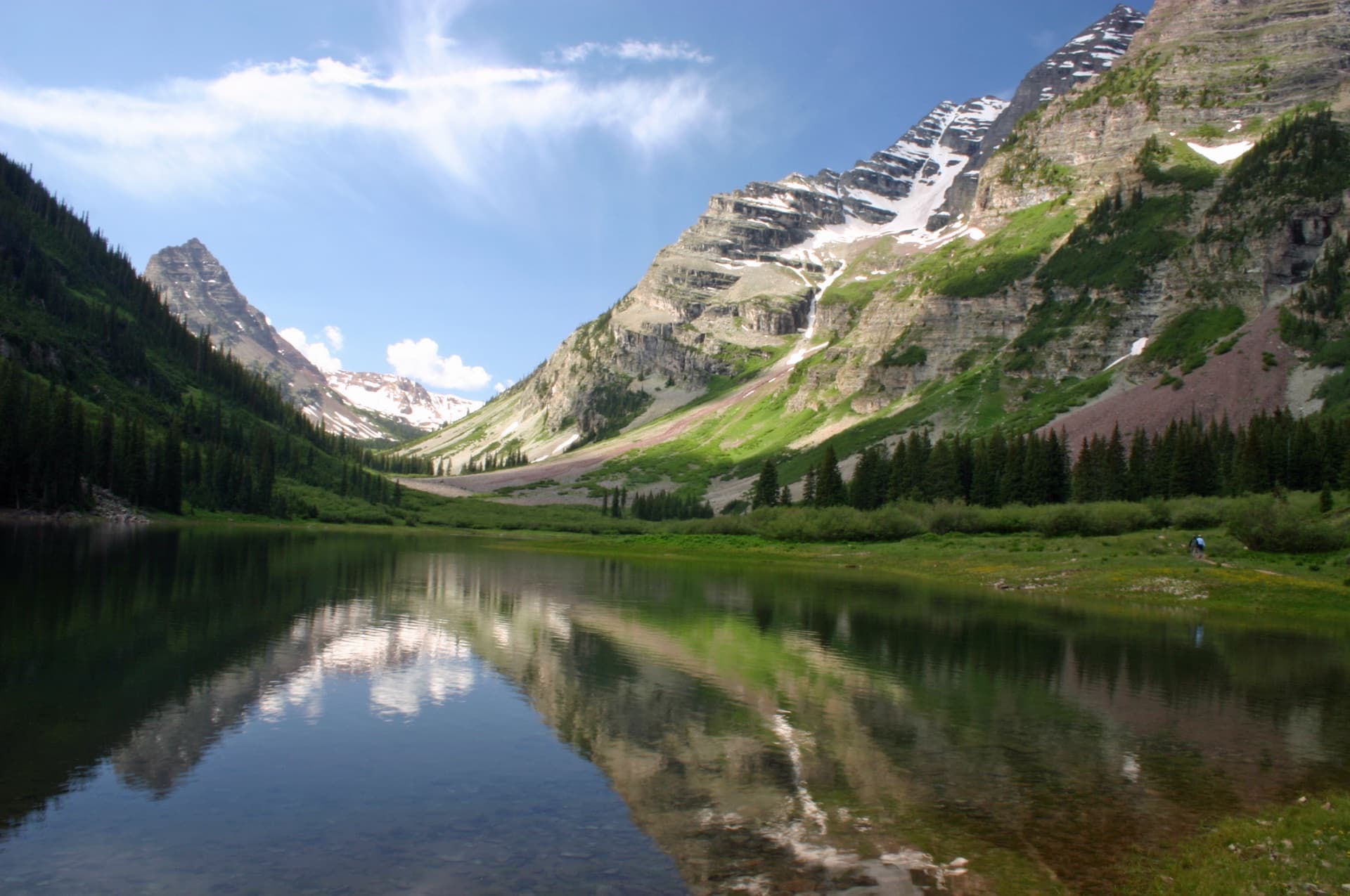 Four Pass Loop Permit wilderness permit area in Maroon Bells-Snowmass Wilderness - backcountry hiking destination