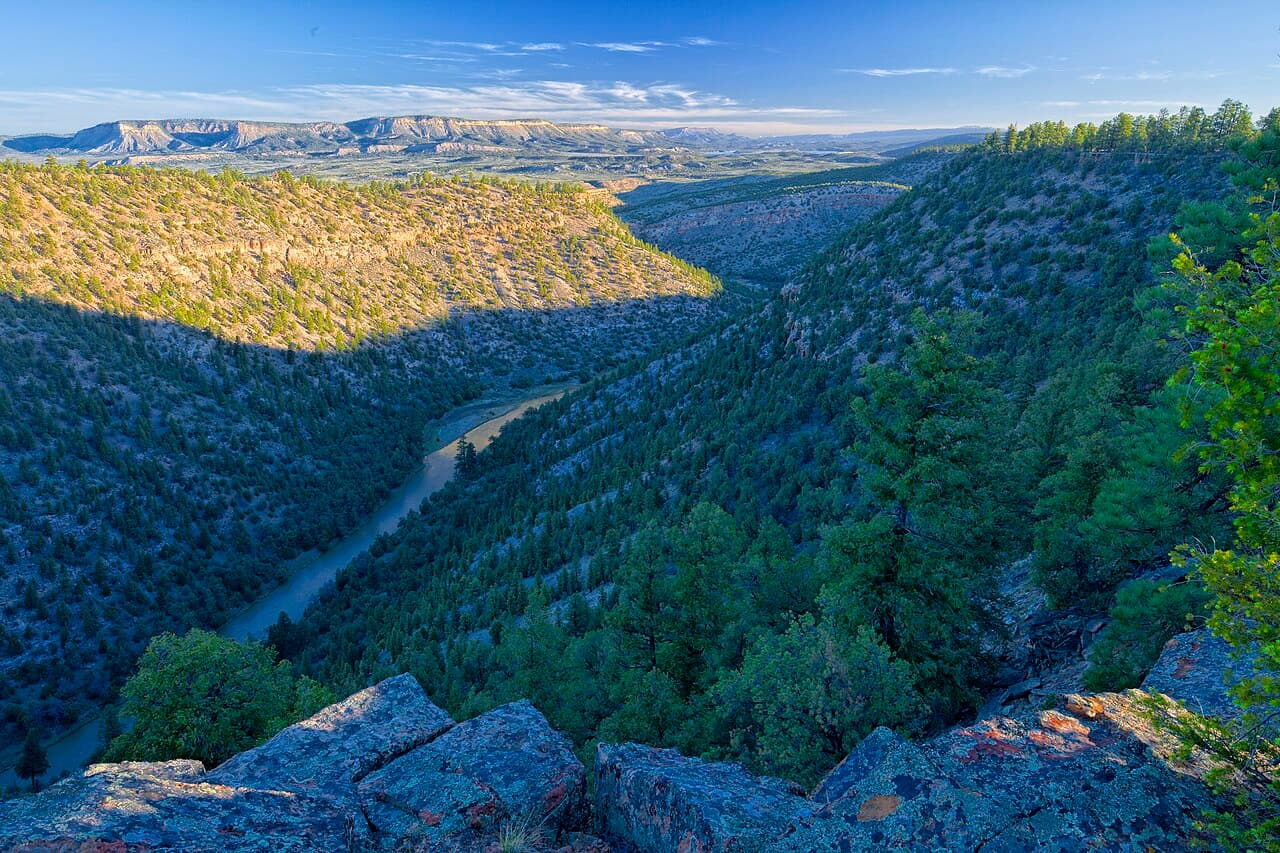 Rio Chama Wild and Scenic River wilderness permit area in Southwest Rivers - backcountry hiking destination