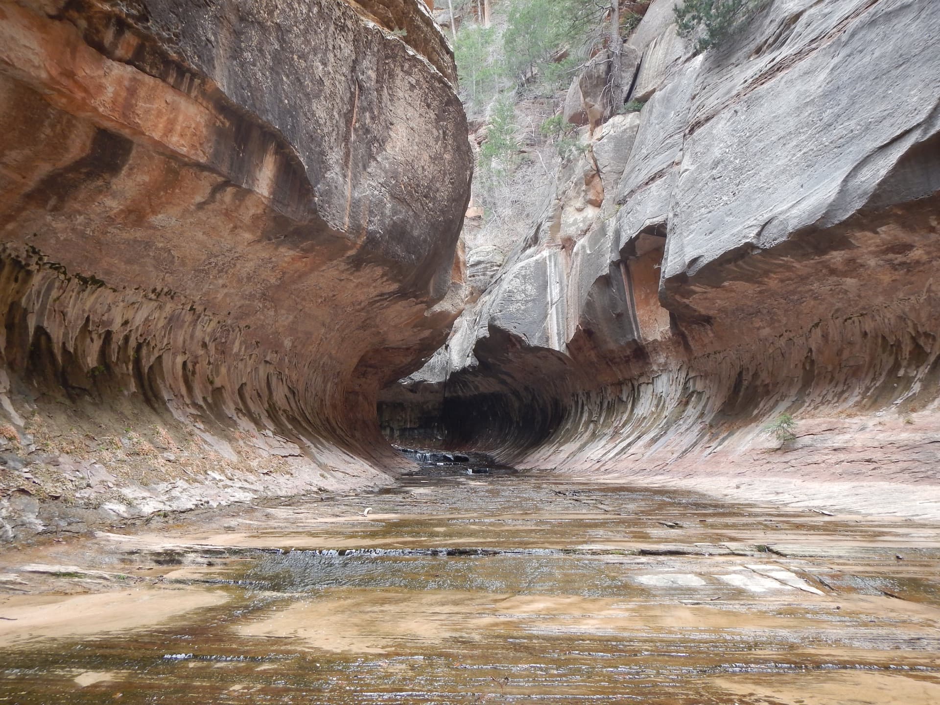 The Subway Permit wilderness permit area in Zion National Park - backcountry hiking destination