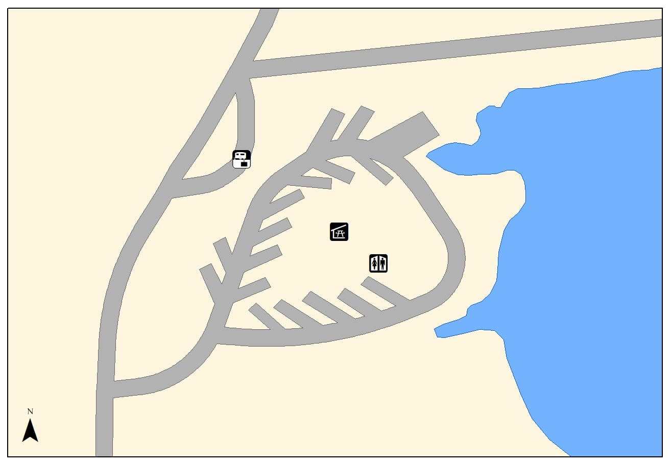 Roper Lake Cabins campground