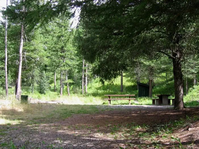 MOOSE CREEK GROUP SITE campground in MONTANA