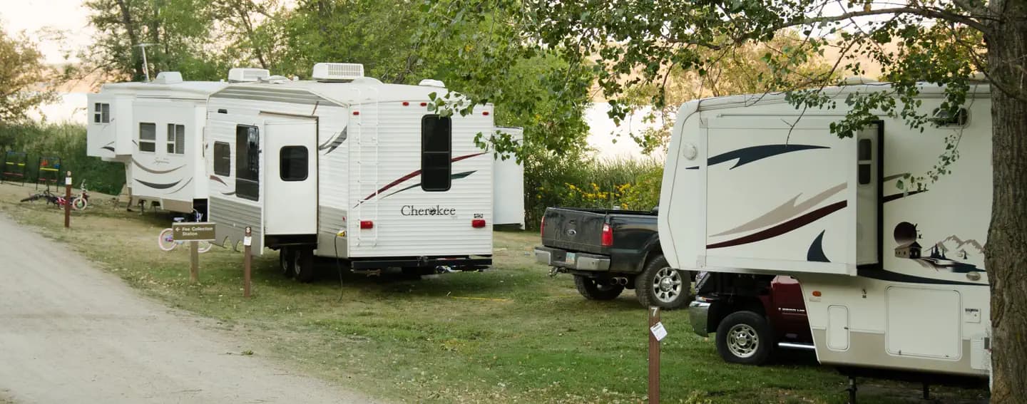 WEST ASHTABULA CROSSING campground in North Dakota