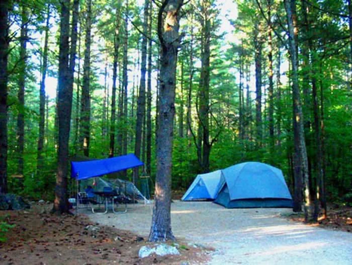 COLD RIVER campground in New Hampshire