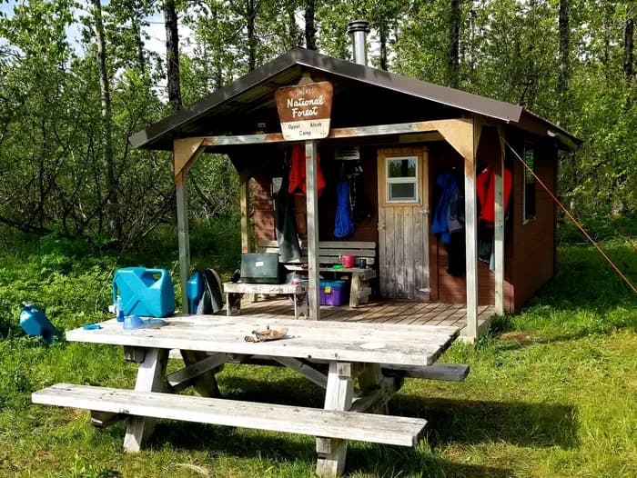 ALSEK RIVER CABIN campground in Alaska
