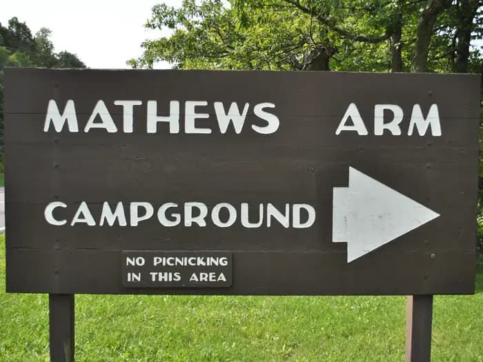 MATHEWS ARM CAMPGROUND campground