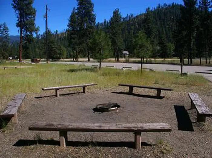HOT SPRINGS campground in Idaho