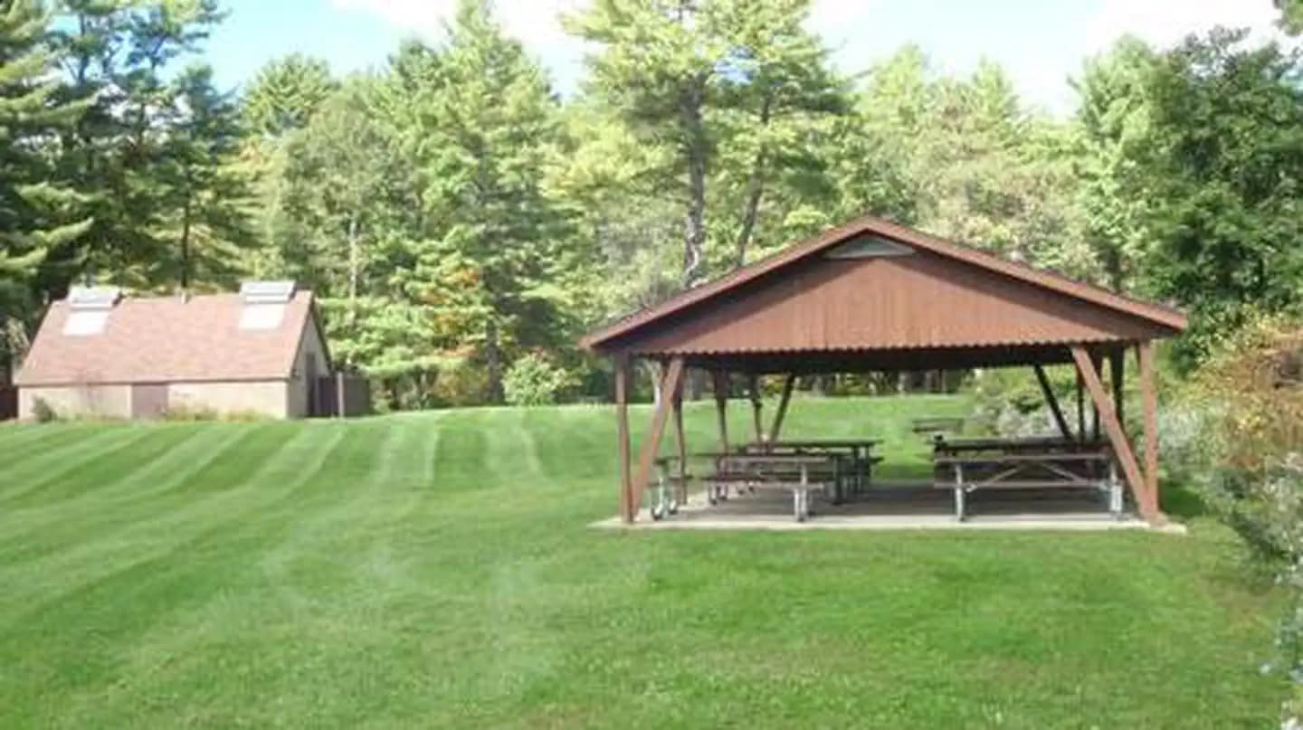 Otter Brook Lake Recreation Area campground in New Hampshire