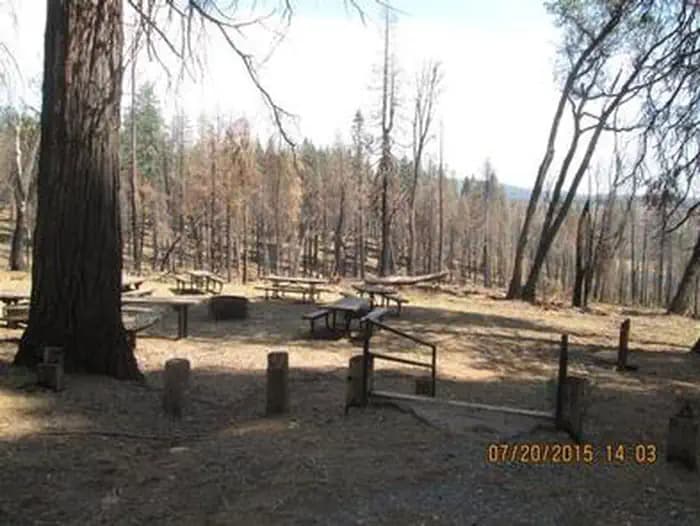 BLACK OAK campground in California