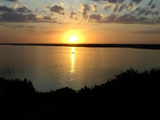 Cedar Bluff State Park Campground in Kansas