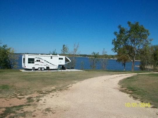 Lovewell State Park Campground in Kansas