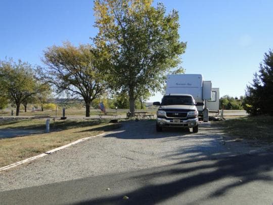 Wilson State Park Campground in Kansas