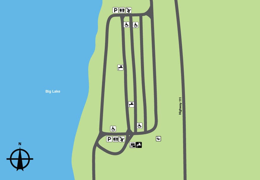 Big Lake State Park Campground in Missouri