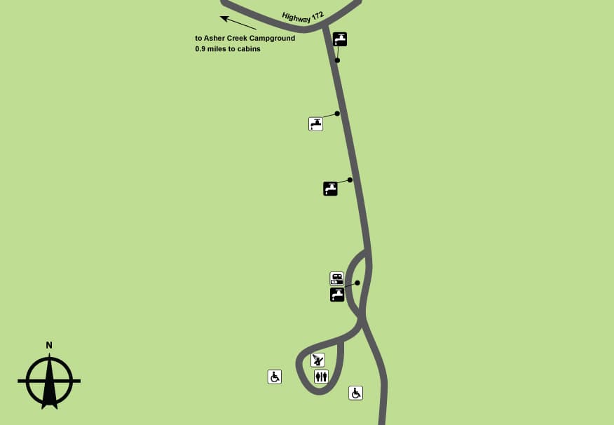 Lake Wappapello State Park Ridge Campground (sites 1-11 and 48-54) in Missouri