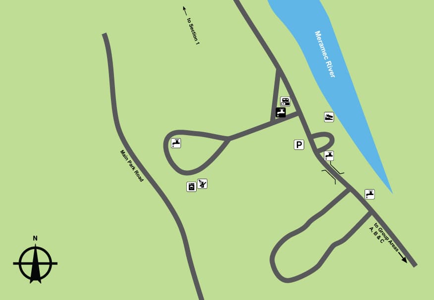 Meramec State Park Section 3 Campground in Missouri