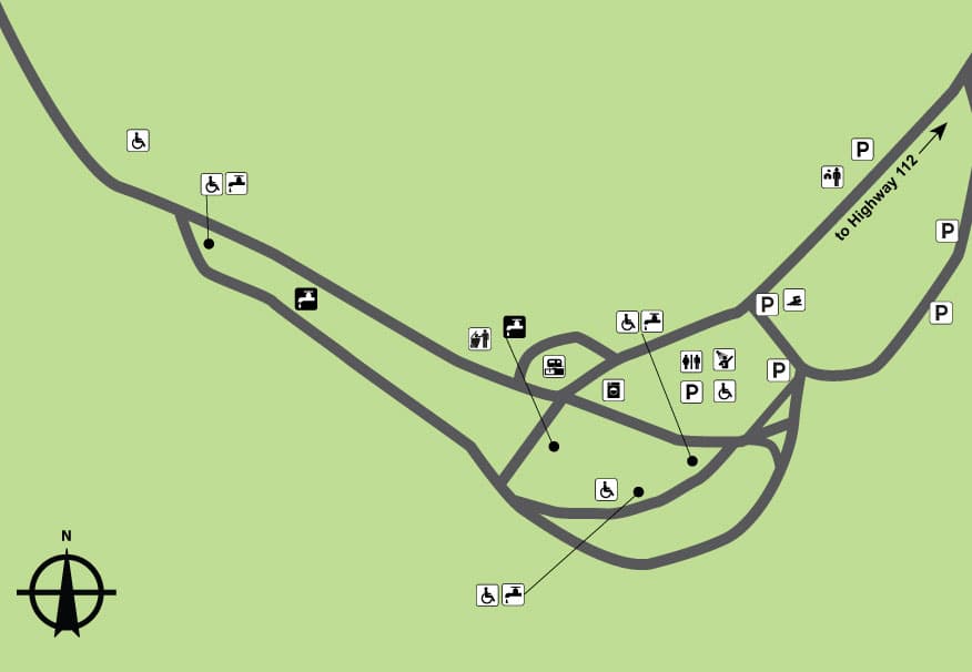 Roaring River State Park Campground 1 (sites 1-6 and 42-77) in Missouri