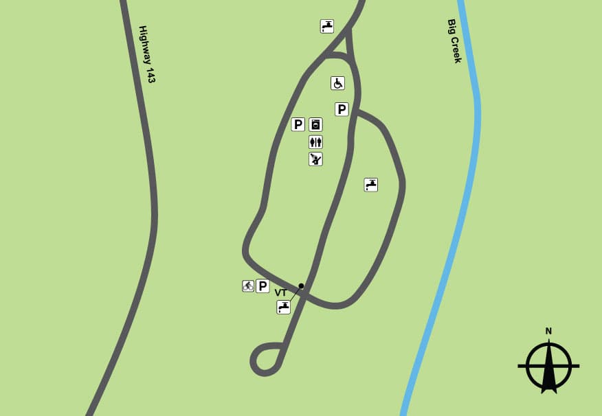 Sam a. Baker State Park Campground 2 (sites 112-172) in Missouri