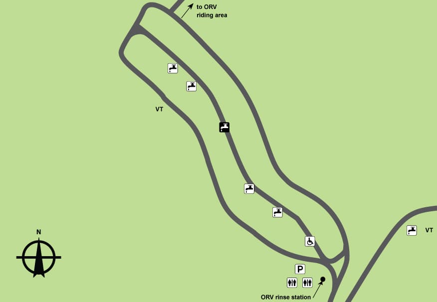 St. Joe State Park Campground 1 (sites 101-125) campground