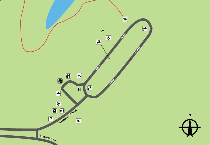 Stockton State Park East Campground (sites 41-74) in Missouri