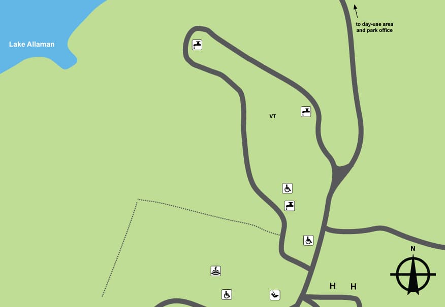 Wallace State Park Campground 1 in Missouri