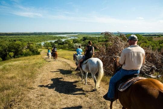Niobrara State Park Campground in Nebraska