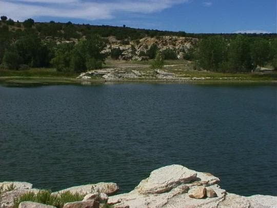 Clayton Lake State Park and Dinosaur Trackways Campground in New Mexico