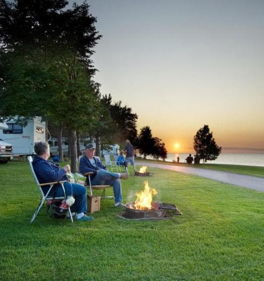 Golden Hill State Park Campground in New York