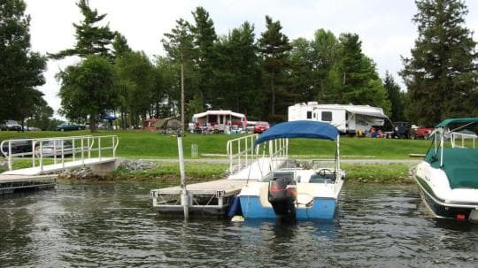 Grass Point State Park Campground in New York