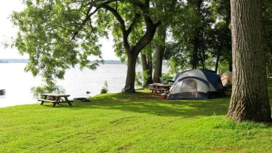Canoe Point State Park Campground in New York
