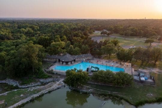Boiling Springs State Park Campground in Oklahoma