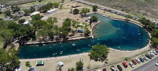 Balmorhea State Park Campground in Texas