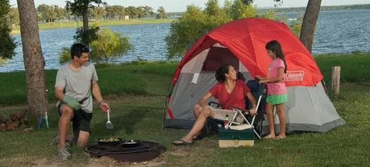 Lake Somerville State Park Nails Creek Campground in Texas