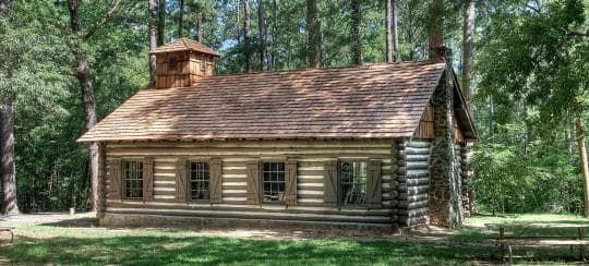 Mission Tejas State Park Campground in Texas
