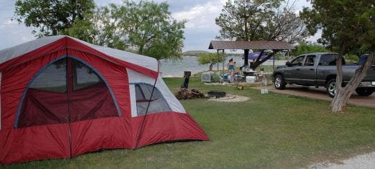 Possum Kingdom State Park Campground in Texas