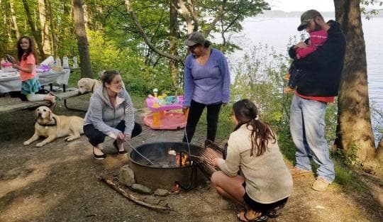 Grand Isle State Park Campground in Vermont