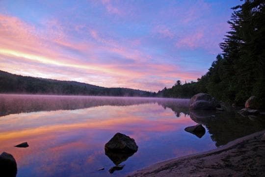 Ricker Pond State Park Campground in Vermont