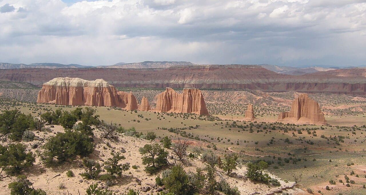 Capitol Reef — Cathedral Valley wilderness permit area in Capitol Reef National Park - backcountry hiking destination