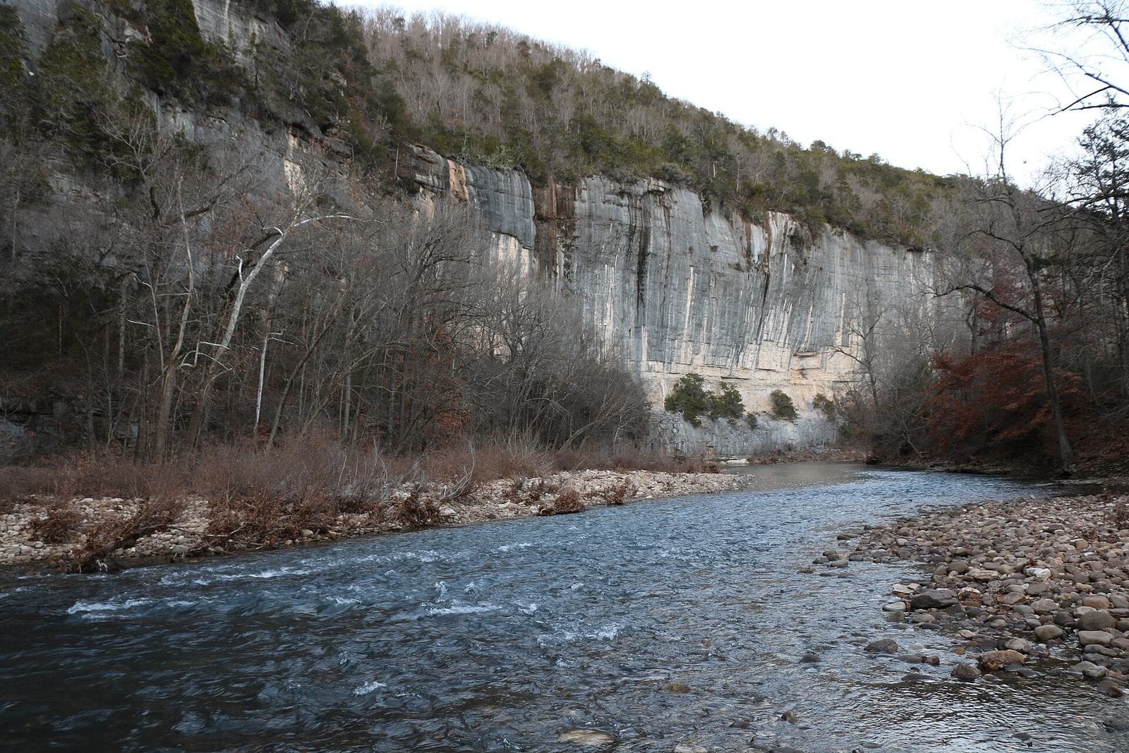 Buffalo River Trail wilderness permit area in Buffalo National River - backcountry hiking destination