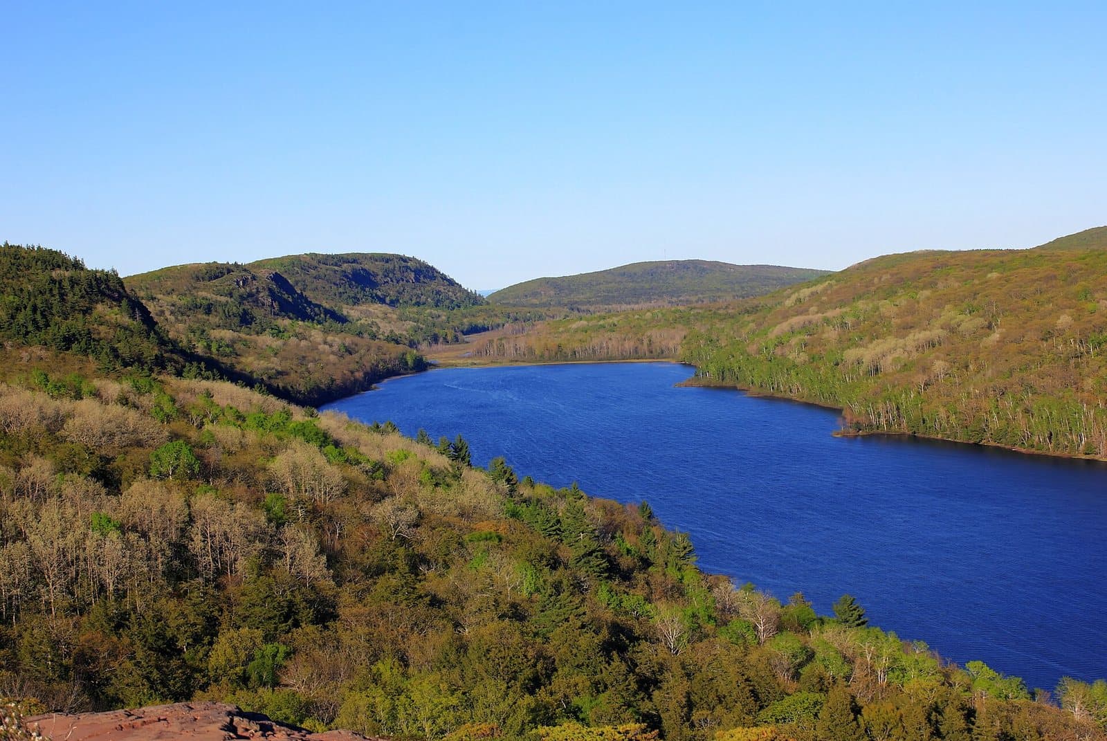 Porcupine Mountains Grand Loop wilderness permit area in Porcupine Mountains Wilderness State Park (MI) - backcountry hiking destination