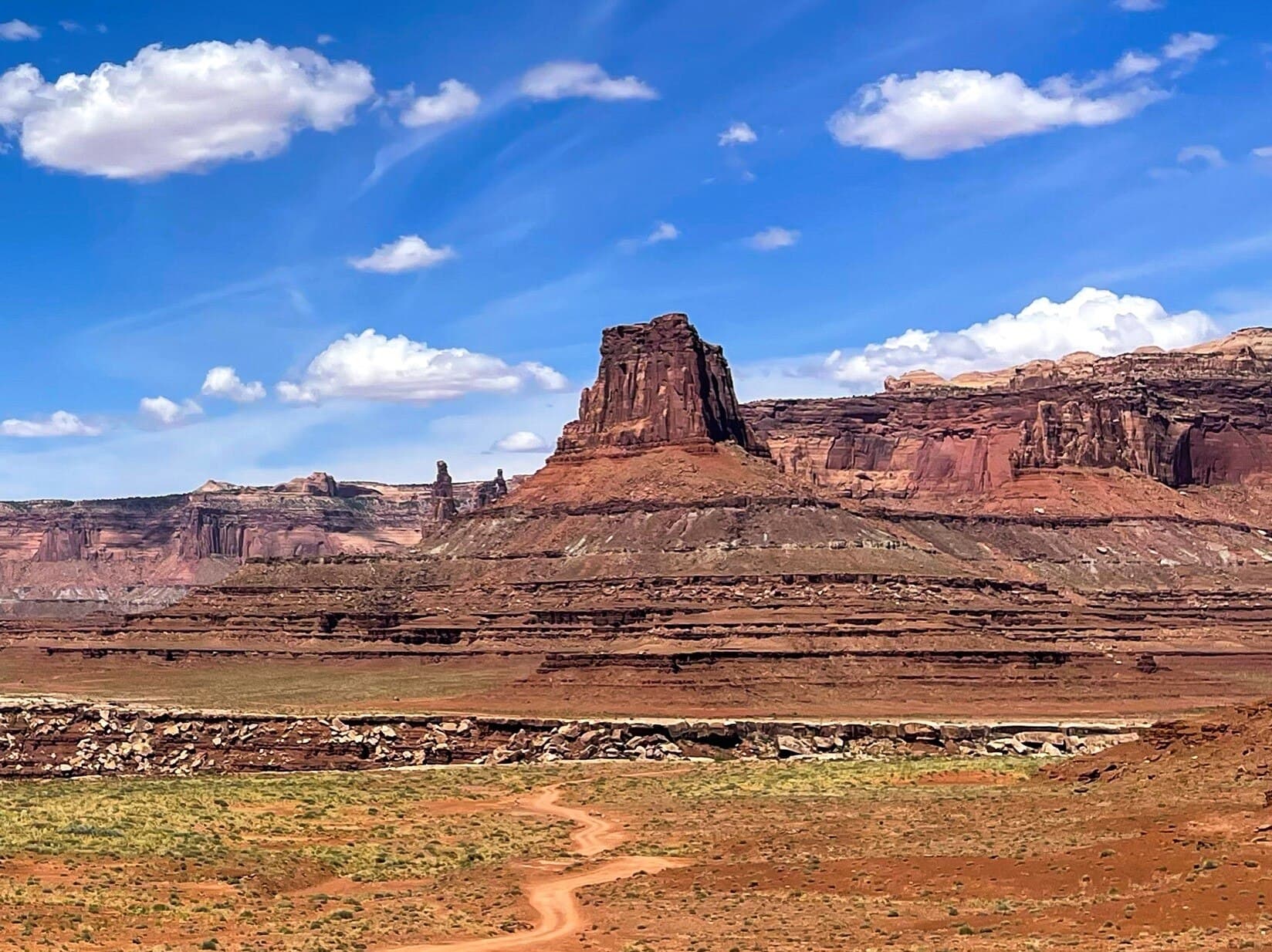 Canyonlands Day Use Backcountry Permit wilderness permit area in Canyonlands National Park - backcountry hiking destination
