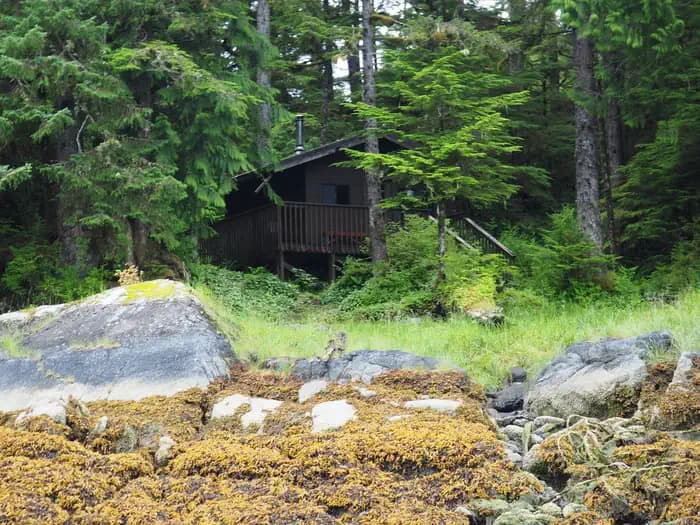 FROSTY BAY CABIN campground in Alaska