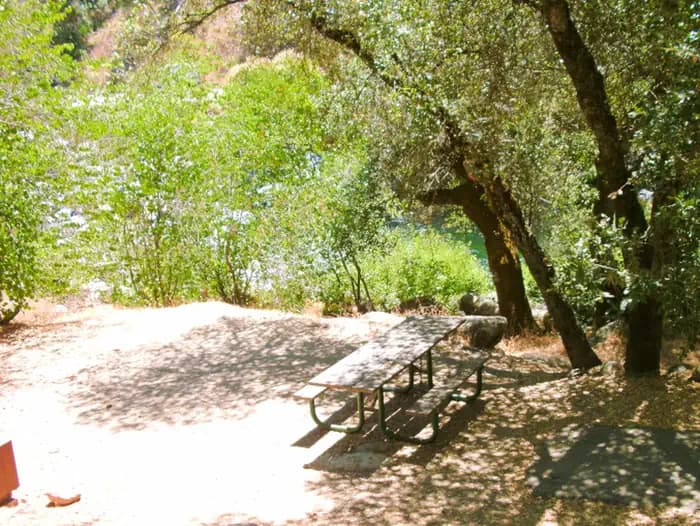 DRY GULCH campground in California