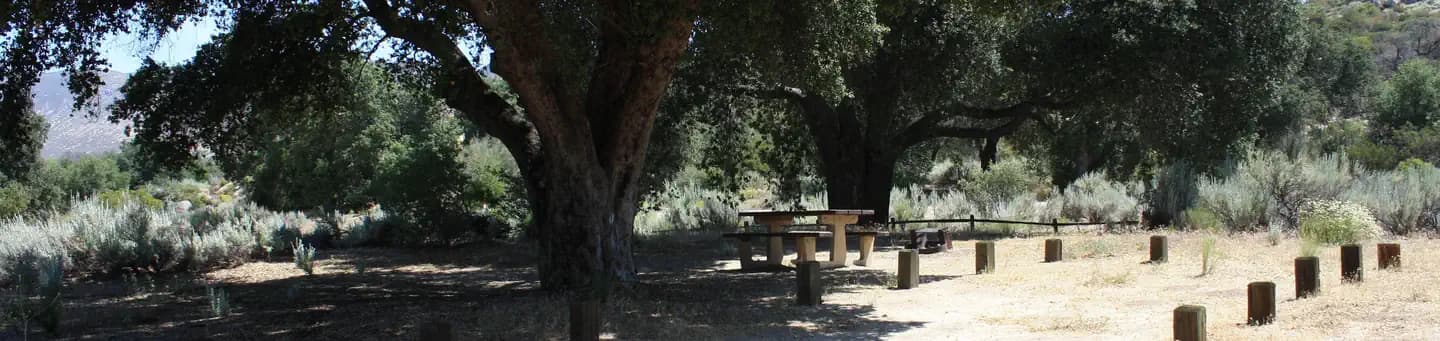 BOULDER OAKS EQST campground in California
