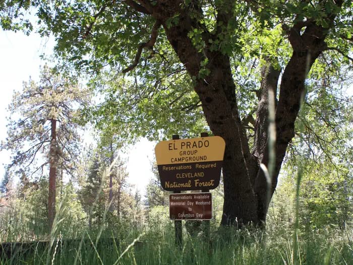 EL PRADO GROUP campground in California