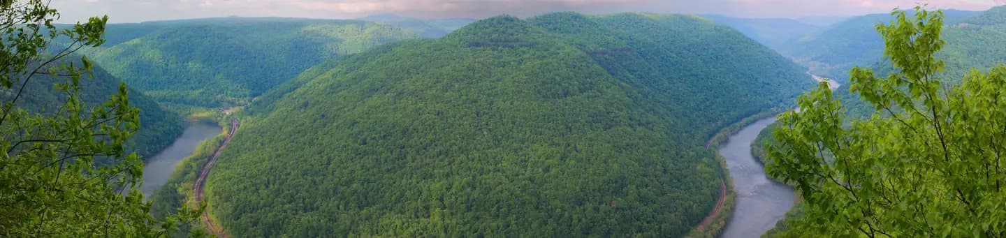 Grandview Shelter 2 campground in West Virginia