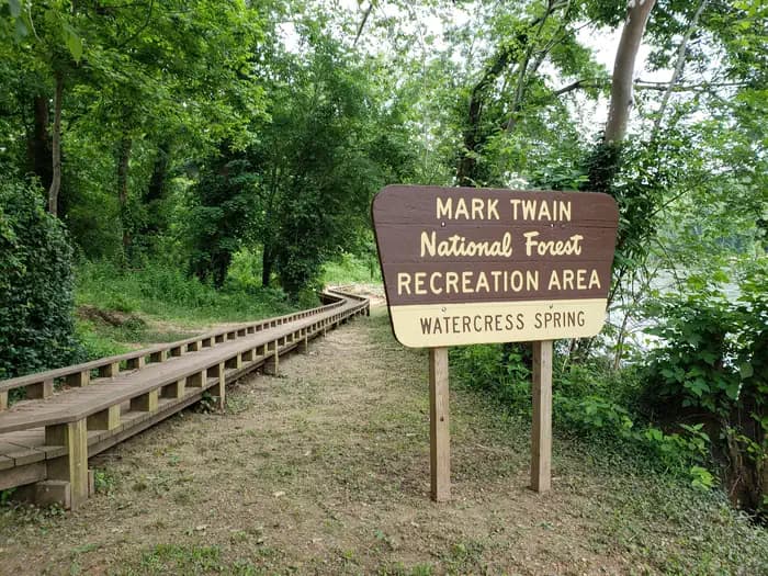 WATERCRESS campground in Missouri